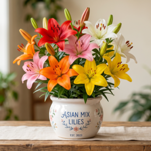Asiatic Lily Bulbs | Colorful Lily Flower Plant