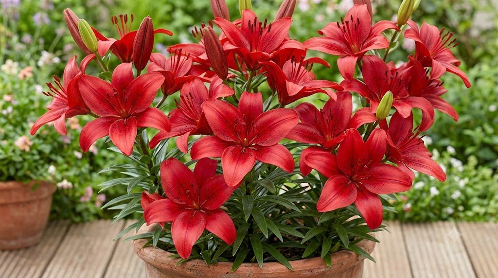 Asiatic Red Lily Bulbs | Red Asiatic Lily Flower