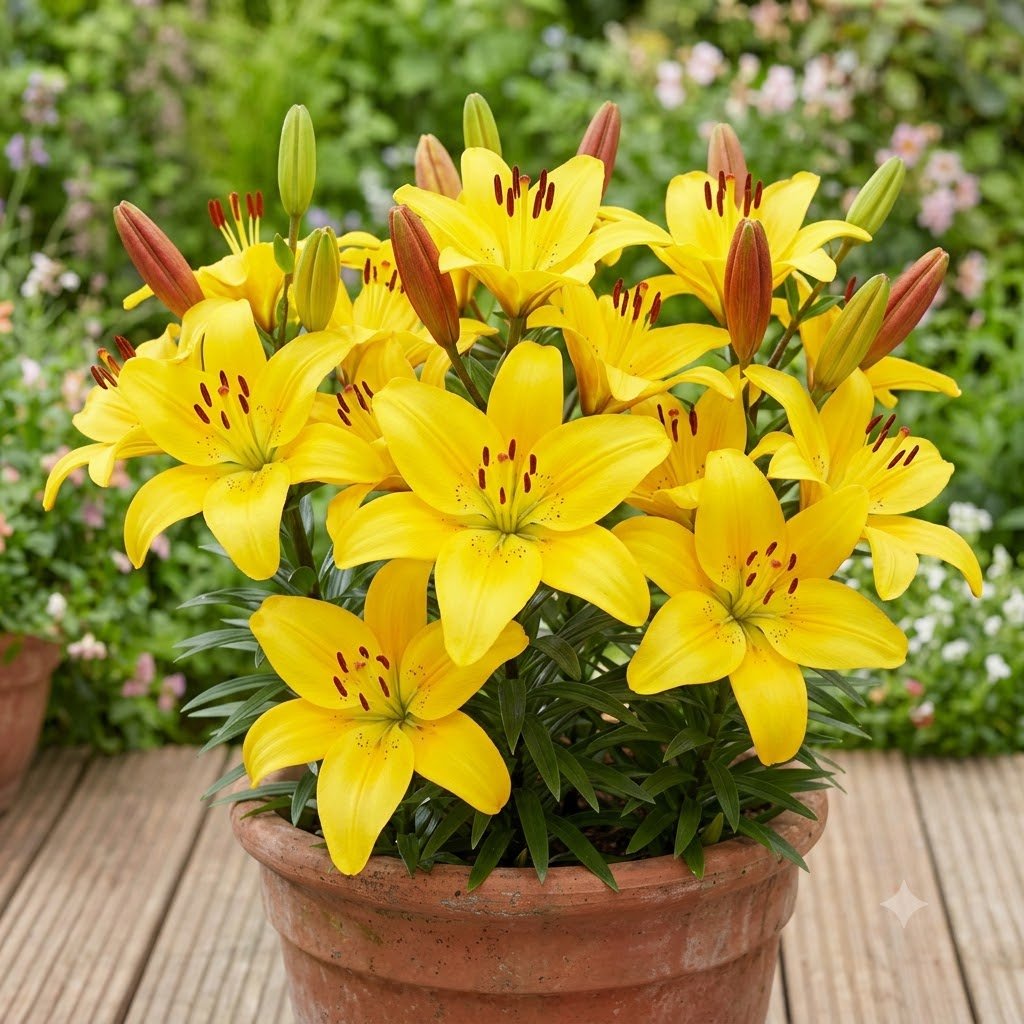 Asiatic Yellow Lily Bulbs | Yellow Asiatic Lily Flower